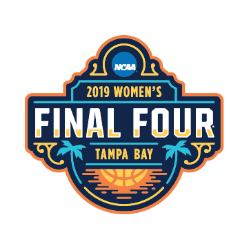NCAA bracket for the 2019 Division I women's basketball tournament