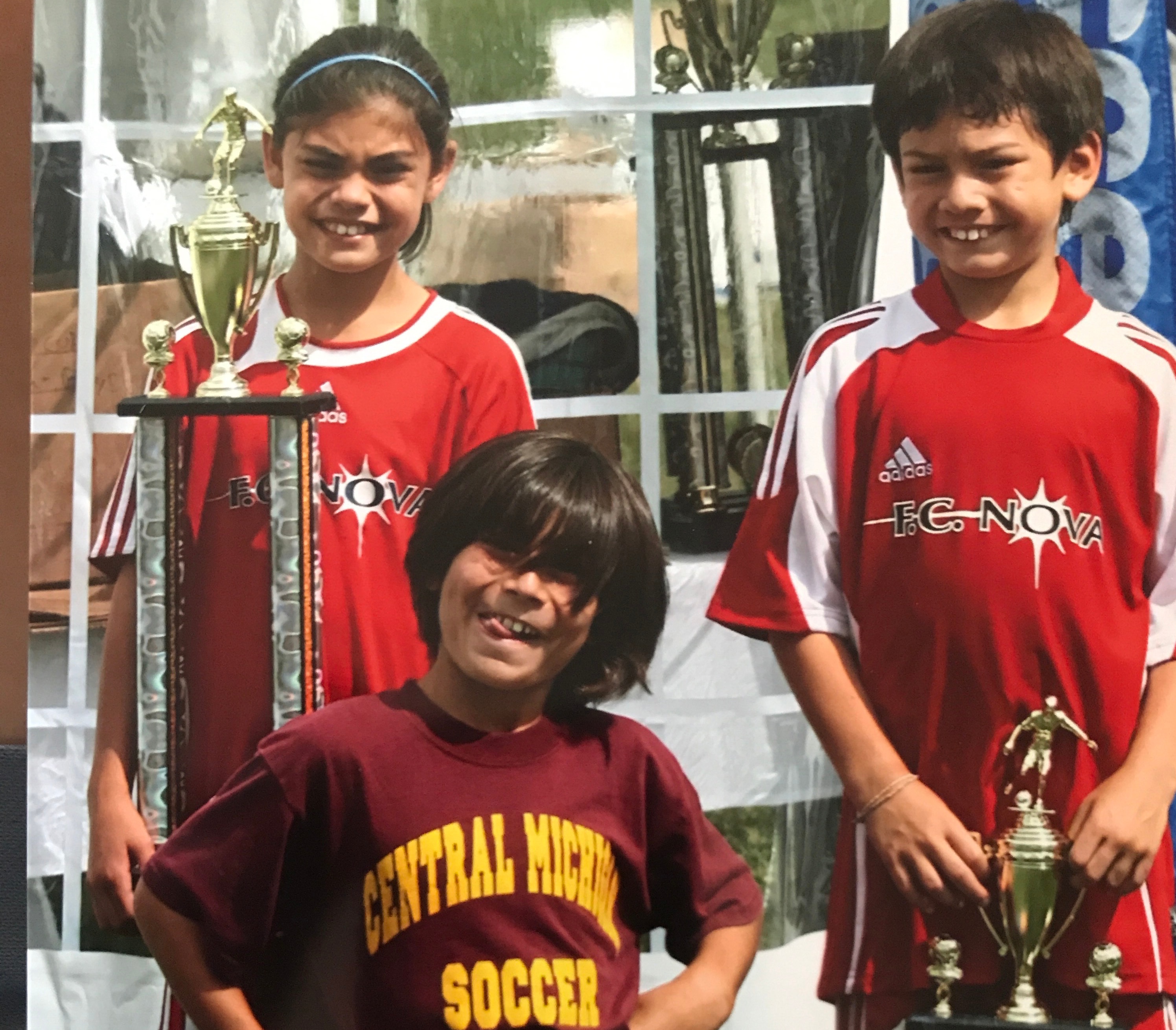 The Steinwascher siblings represent UIndy men's soccer and Grand Valley State women's soccer.