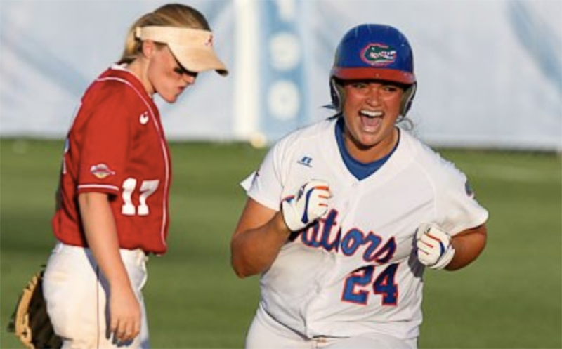 Ali Gardiner of Florida softball grand slam