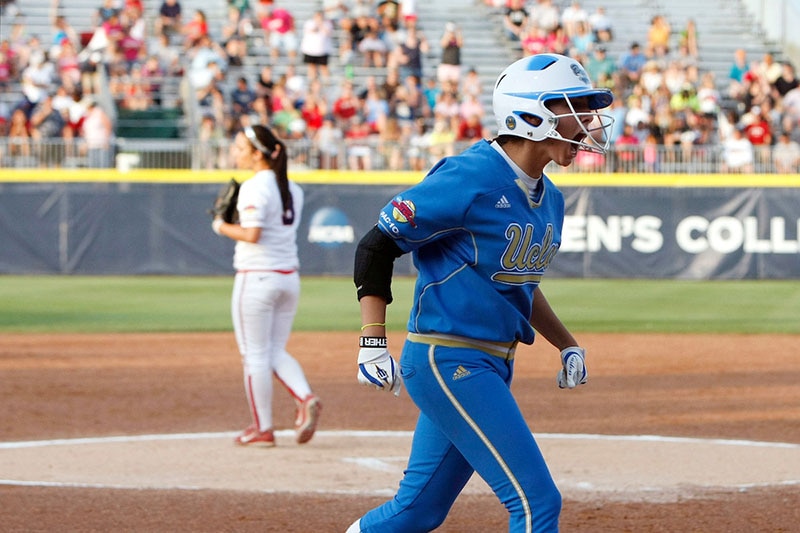 Andrea Harrison of UCLA softball grand slam