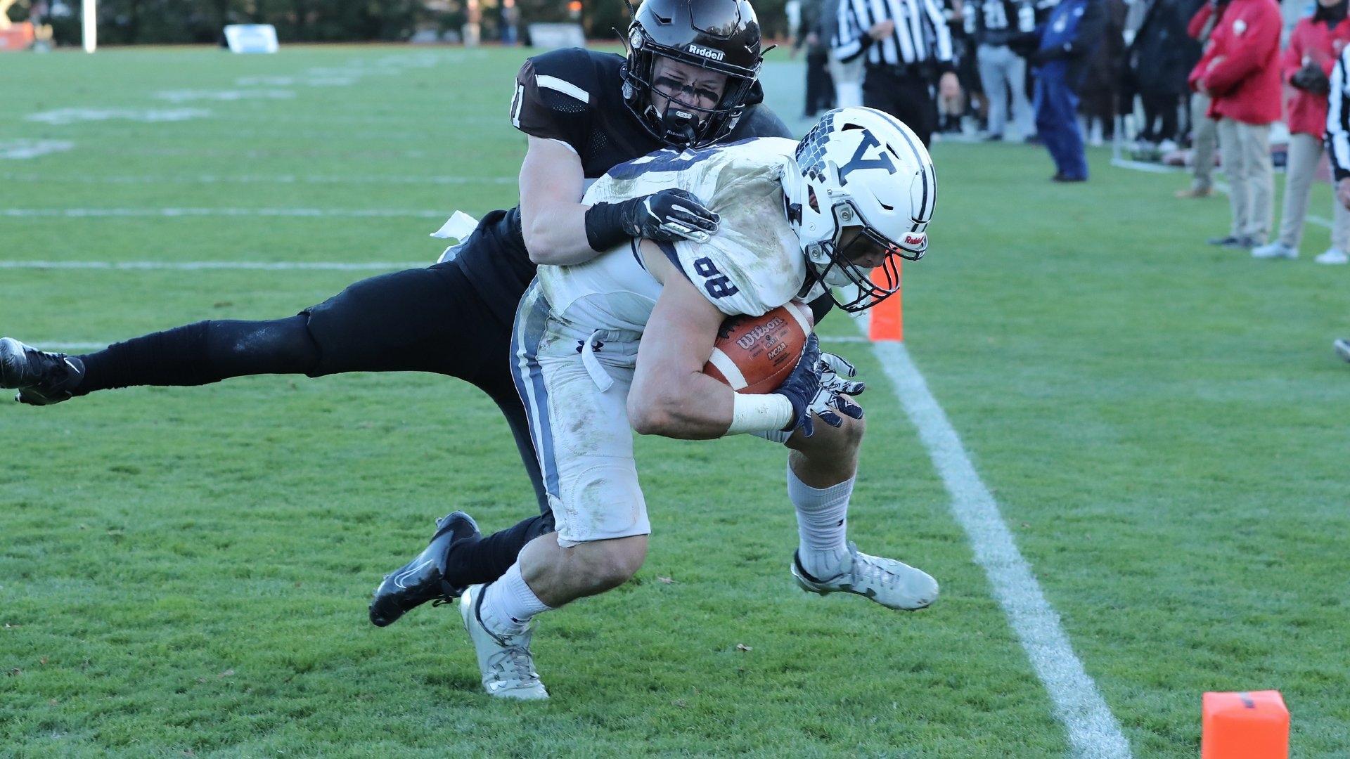 Yale rolled over Brown 59-35 in 2019