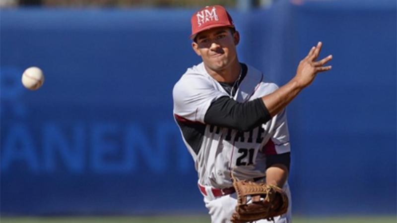 Nick Gonzales is an offensive weapon for New Mexico State baseball.