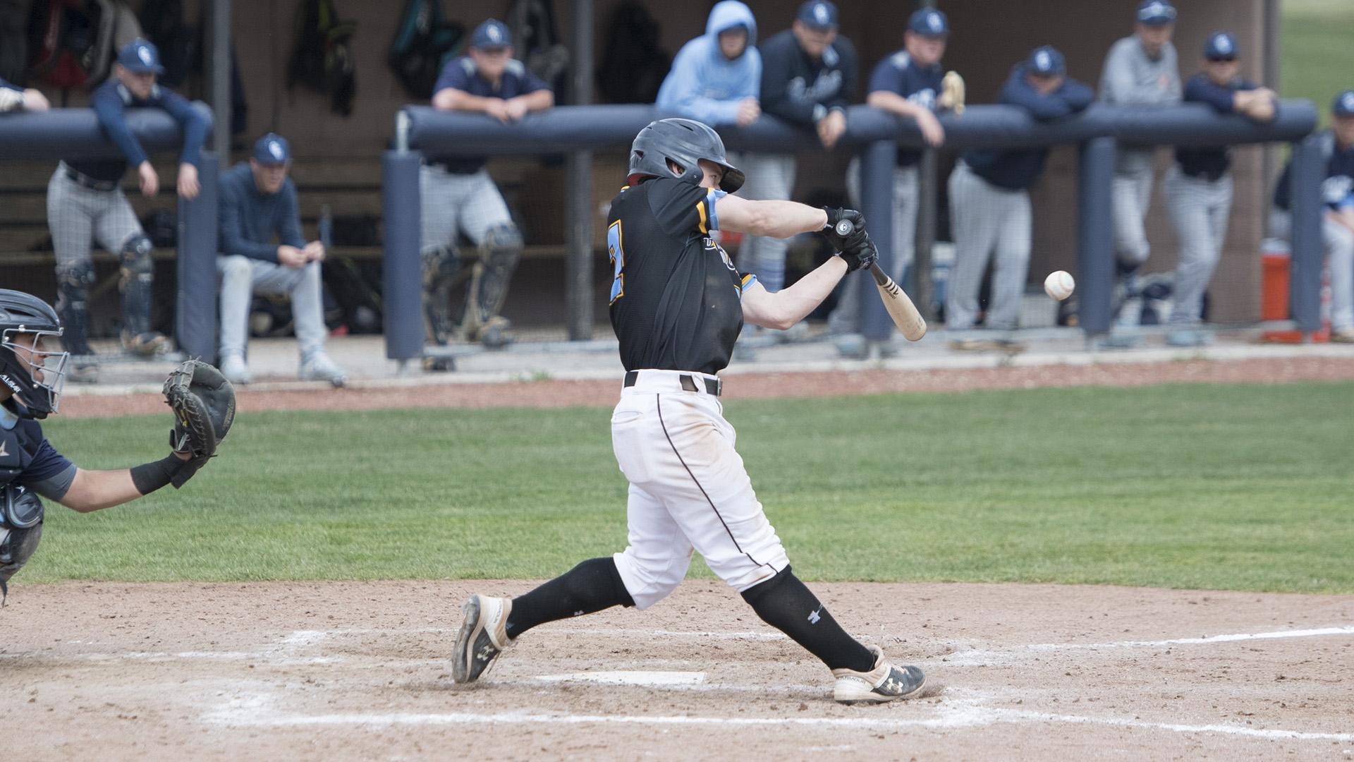 Payton Eeles is a DII baseball hitting leader. 