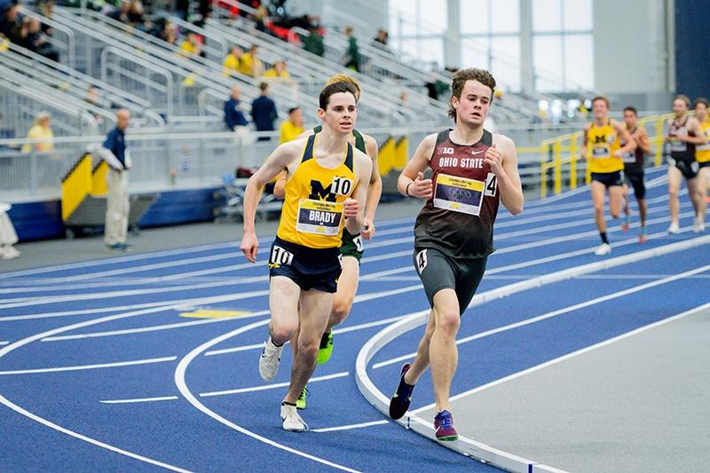 Tom Brady of Michigan track and field