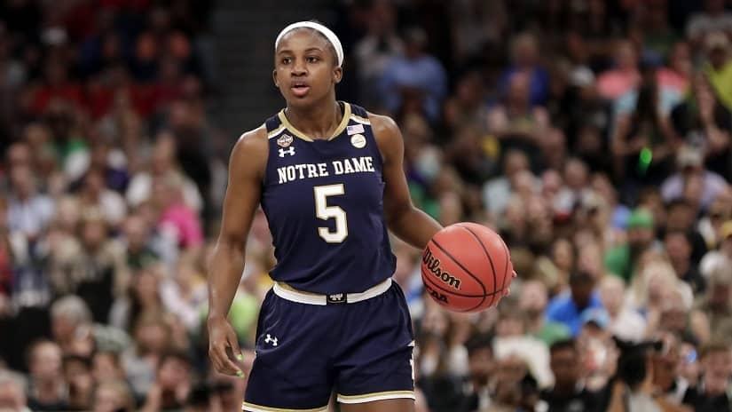 Jackie Young at Notre Dame