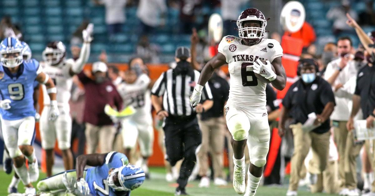 Texas A&M went 9-1 during the 2020 season, including a win in the Orange Bowl.