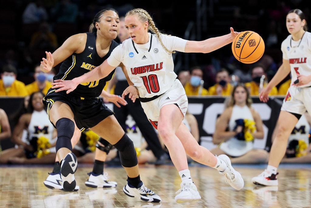 Louisville women's basketball beat Michigan in the Elite Eight