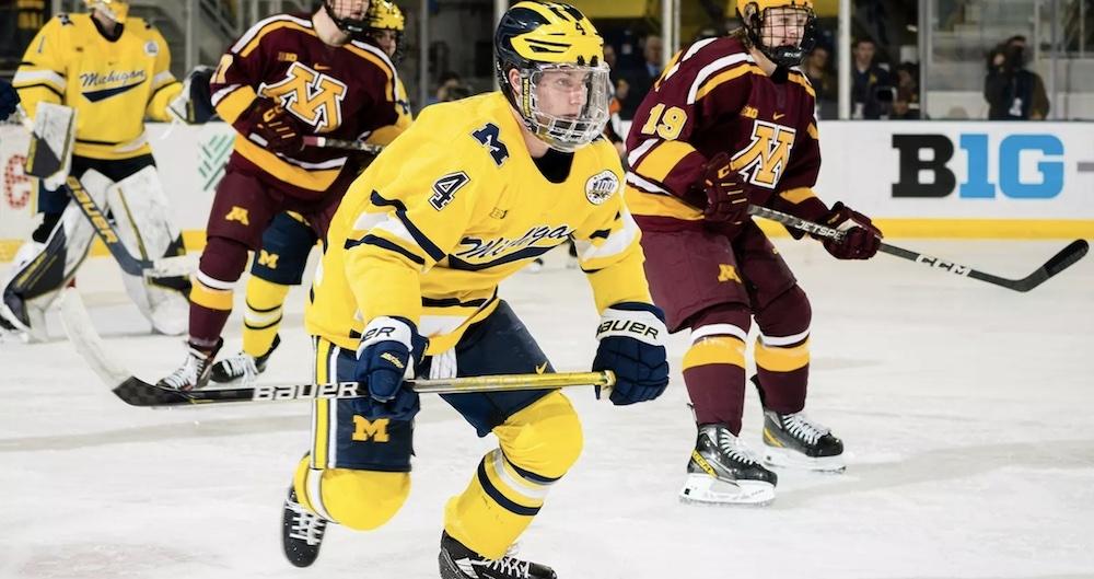 Gavin Brindley, Michigan hockey