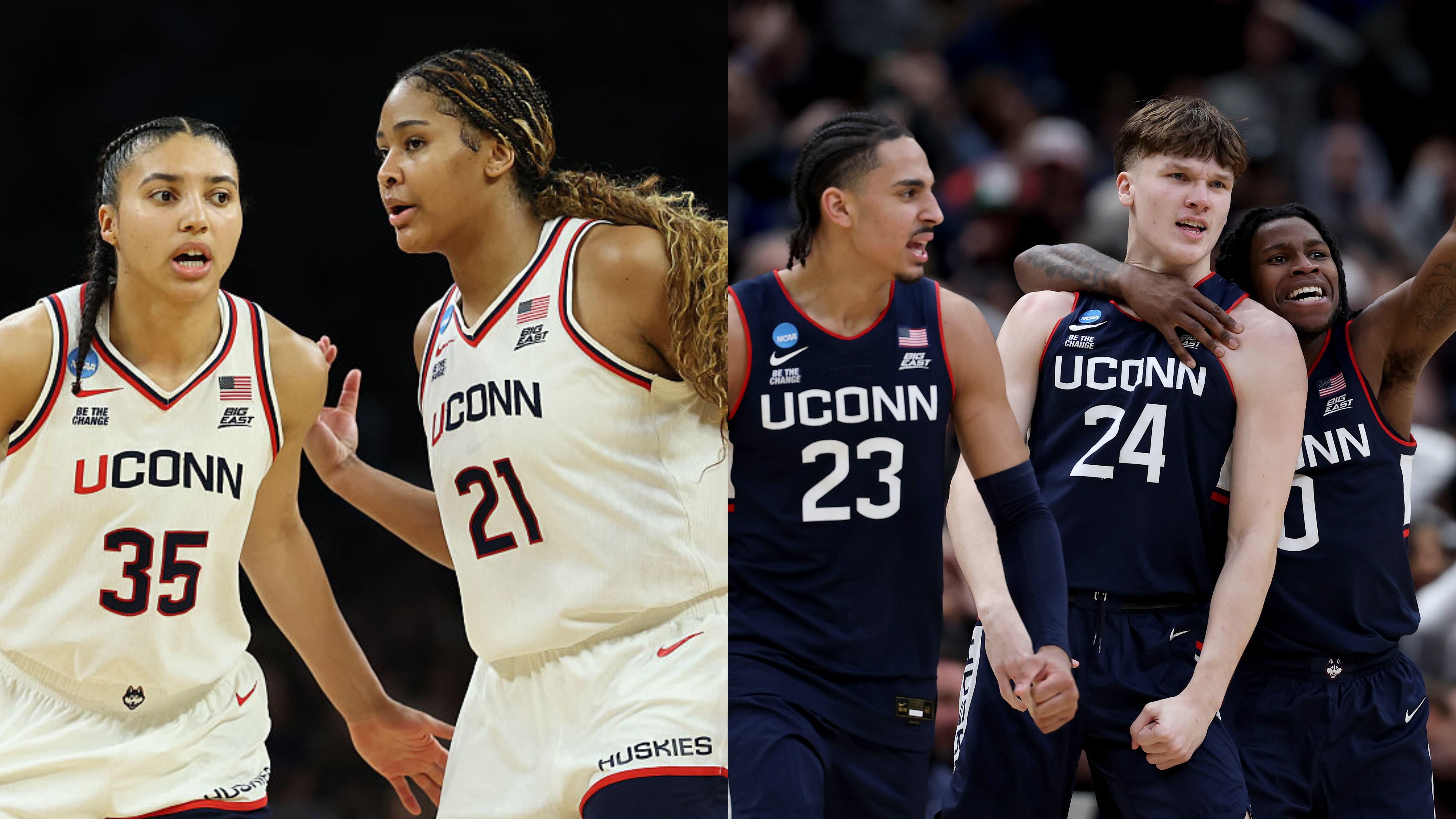 UConn men's and women's basketball teams