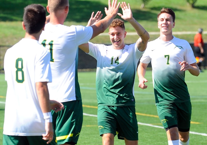 Le Moyne men's soccer.